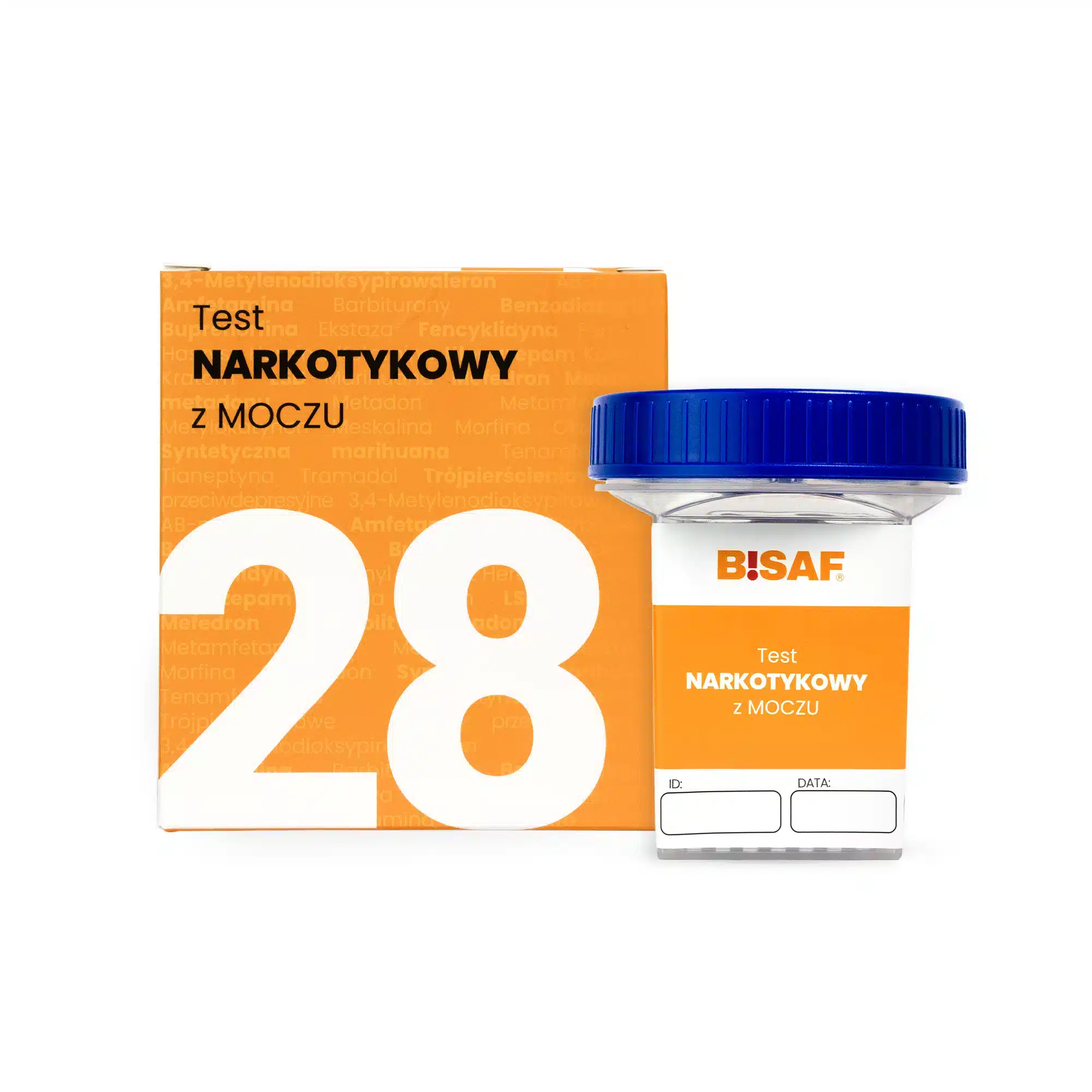 Test Narkotykowy z moczu 28 BISAF- NOWOŚĆ Profesjonalne