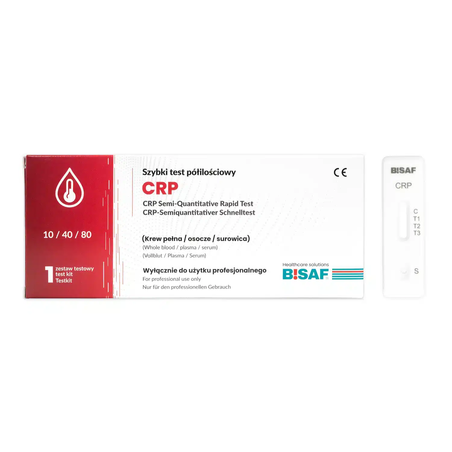 CRP półilościowe 10/40/80 Bisaf 1 Profesjonalne