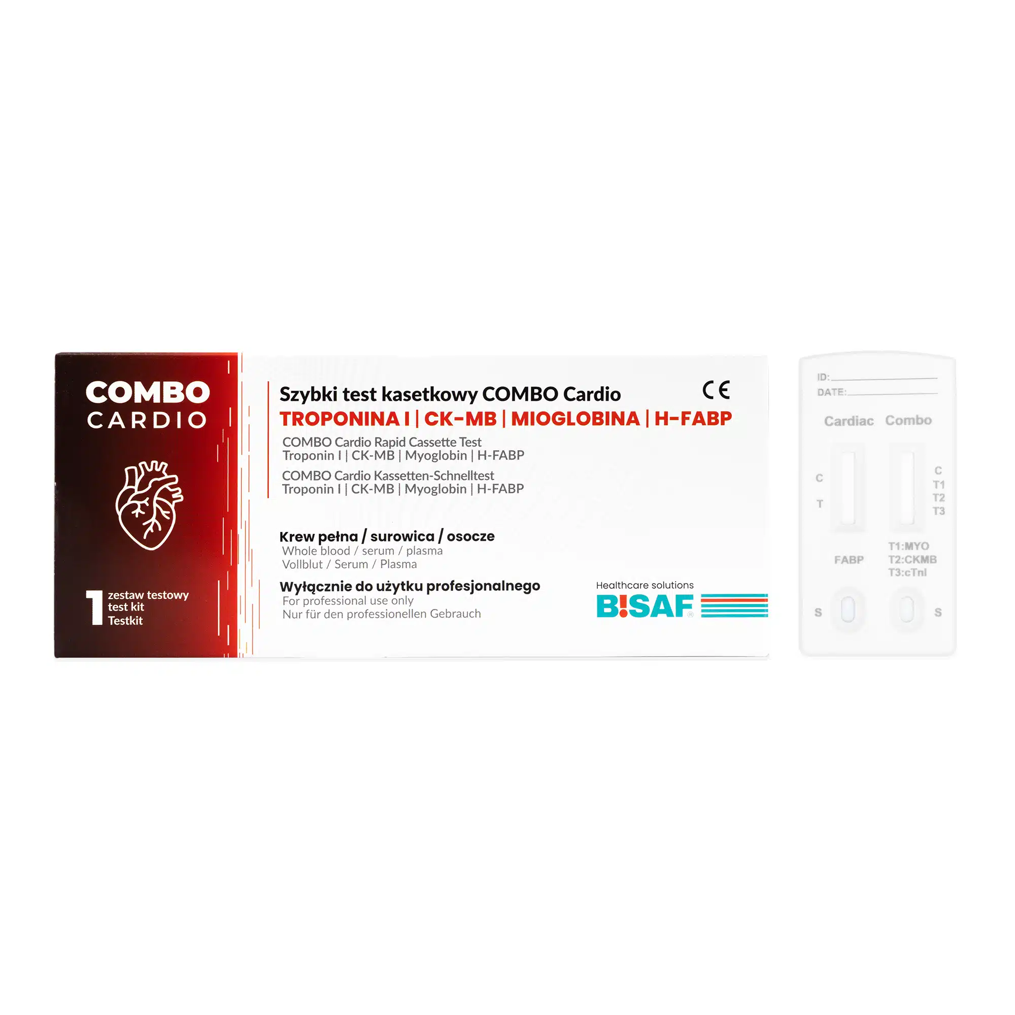 Combo 4w1 Cardio Troponina Profesjonalne