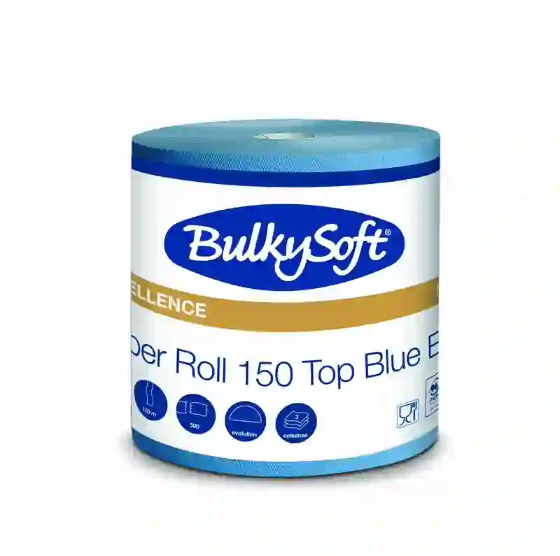 BULKYSOFT EXCELLENCE TOPCOLOR czyściwo 3w. 150 m, niebieskie EXCELLENCE