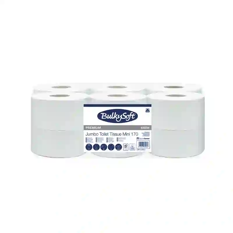 BULKYSOFT PREMIUM papier toaletowy MINI jumbo 2w. 170 m PREMIUM