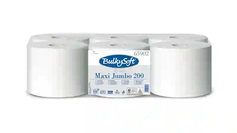 BULKYSOFT CLASSIC papier toaletowy jumbo (centralne dozowanie po jednym listku) 2w. 200 m CLASSIC
