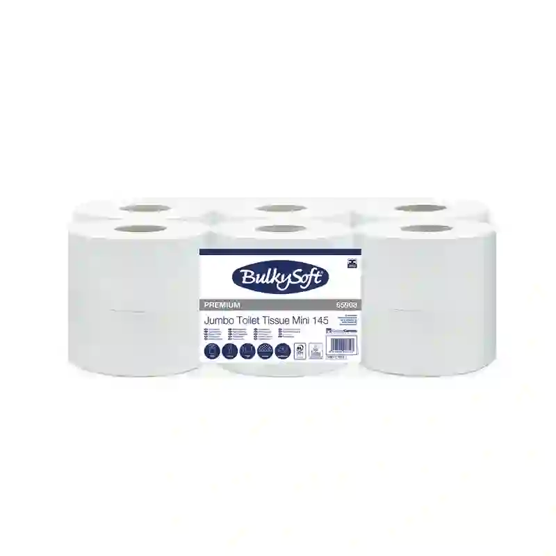 BULKYSOFT PREMIUM papier toaletowy MINI jumbo 2w. 145 m PREMIUM