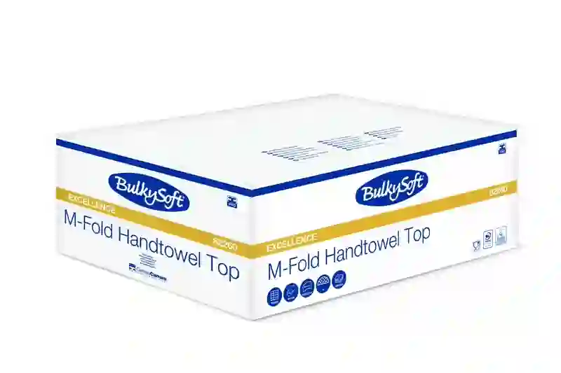 BULKYSOFT EXCELLENCE ręcznik papierowy składany typu M-FOLD 3w. 2 500 szt. EXCELLENCE