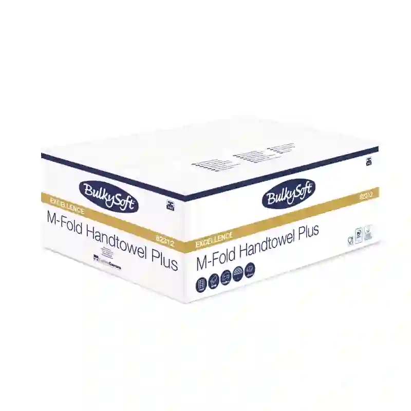 BULKYSOFT EXCELLENCE ręcznik papierowy składany typu M-FOLD 2w. 3 125 szt. EXCELLENCE