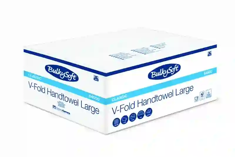 BULKYSOFT CLASSIC ręcznik papierowy składany typu V-FOLD (ZZ) 2w. 4 000 szt. CLASSIC