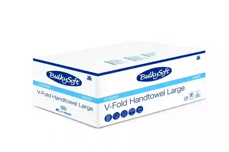 BULKYSOFT CLASSIC ręcznik papierowy składany typu V-FOLD (ZZ) 2w. 3 000 szt. CLASSIC