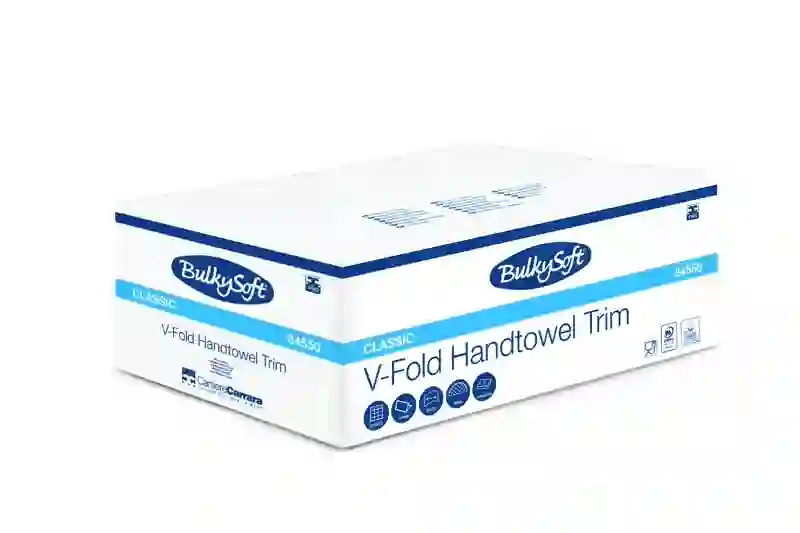 BULKYSOFT CLASSIC ręcznik papierowy składany typu V-FOLD (ZZ) 2w. 3 150 szt. TRIM CLASSIC