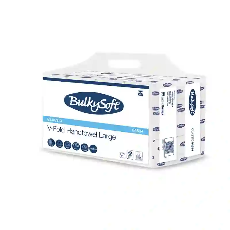 BULKYSOFT CLASSIC ręcznik papierowy składany typu V-FOLD (ZZ) 2w. 3 000 szt. CLASSIC