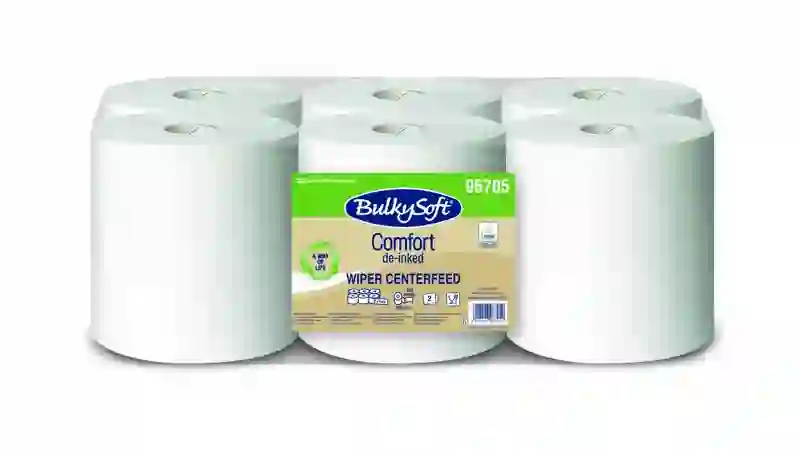 BULKYSOFT COMFORT DE-INKED SYSTEM ONE TO ONE ręcznik papierowy w roli MIDI 2w. 108 m COMFORT DE-INKED