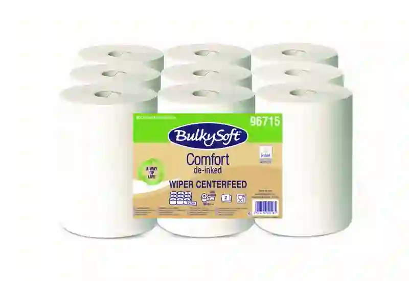 BULKYSOFT COMFORT DE-INKED SYSTEM ONE TO ONE ręcznik papierowy w roli MINI 2w. 60 m COMFORT DE-INKED