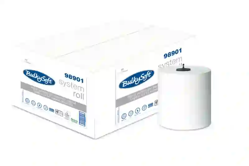 BULKYSOFT SYSTEM AUTOCUT ręcznik papierowy w roli 3w. 100 m PREMIUM