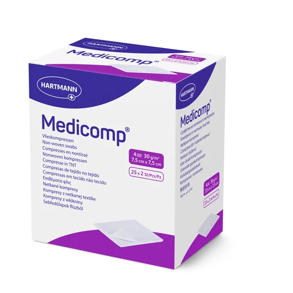 Medicomp – kompresy jałowe 5 × 5 cm