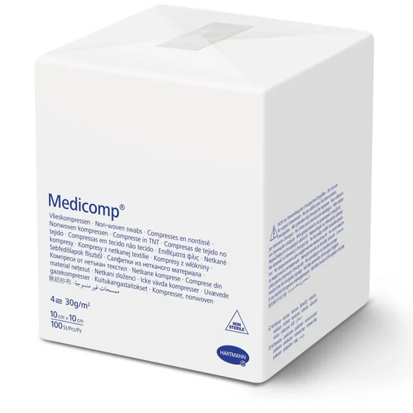 Medicomp – kompresy niejałowe 5 × 5 cm