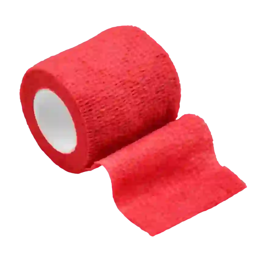 LimeBand – opaska kohezyjna Czerwony 5 cm × 4,5 m