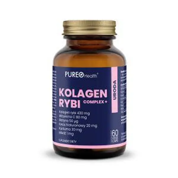 Pureo Health Kolagen rybi COMPLEX+, 60 kapsułek Pureo Health