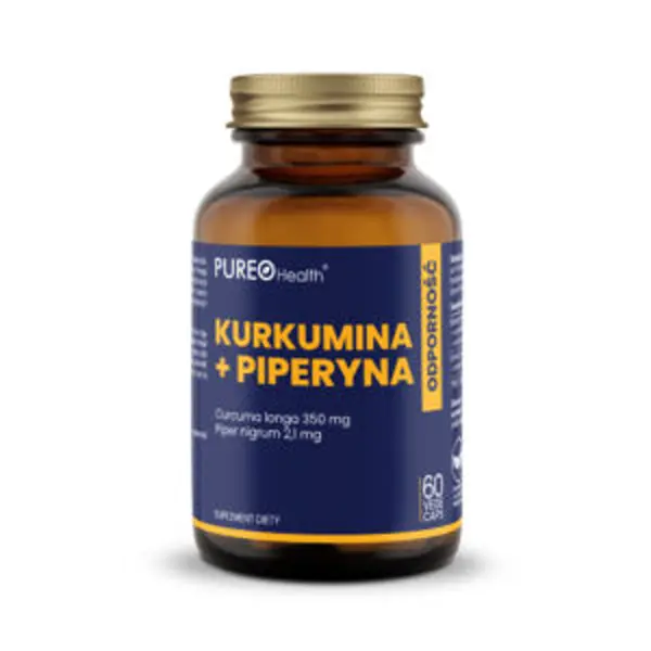 Pureo Health Kurkumina+piperyna, 60 kapsułek Pureo Health