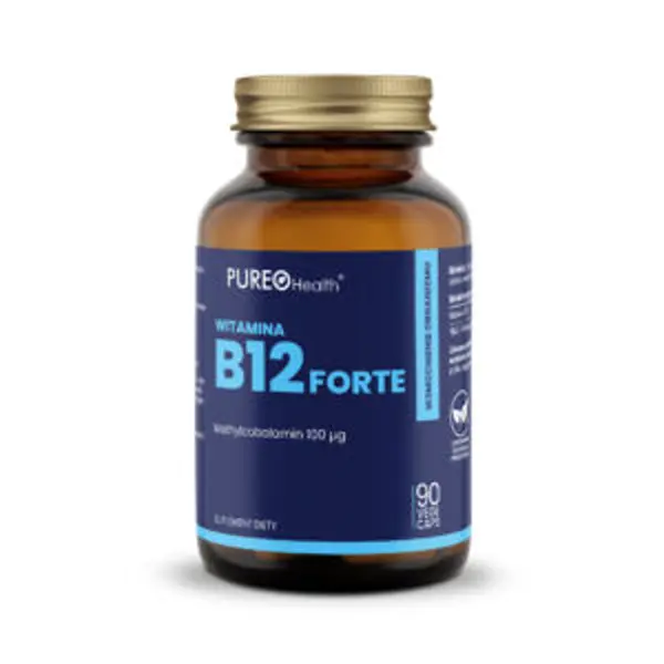Pureo Health Witamina B12 metylokobalamina 100 µg, 90 kapsułek Pureo Health