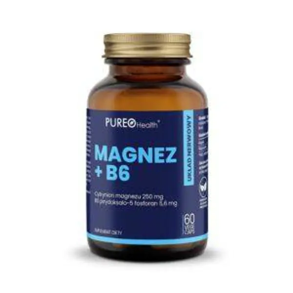 Pureo Health Magnez+B6 P-5-P, 60 kapsułek Pureo Health