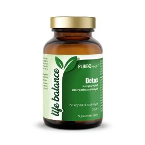 Pureo Health Life Balance Detox, 60 kapsułek Pureo Health