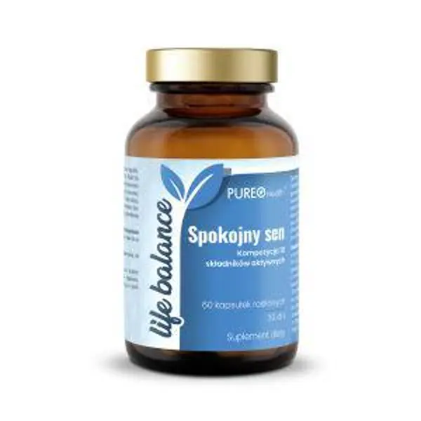 Pureo Health Life Balance Spokojny sen, 60 kapsułek Pureo Health