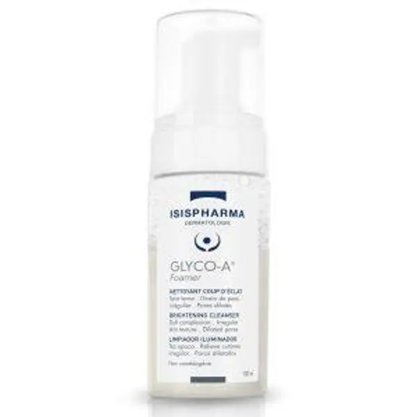 ISISPHARMA GLYCO A Foamer, oczyszczająco rozświetlająca pianka z kwasem glikolowym 5,5%, 100 ml ISISPHARMA