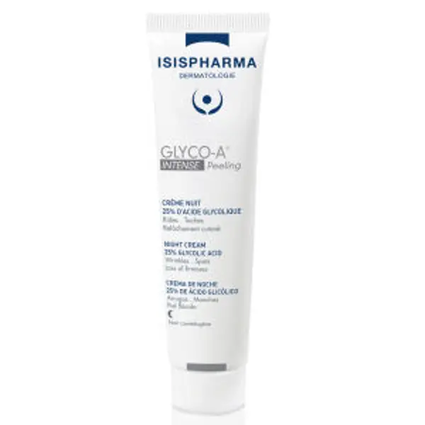 ISISPHARMA GLYCO A Intense peeling, krem na noc z 25% kwasem glikolowym, 30 ml (nowa formuła) ISISPHARMA