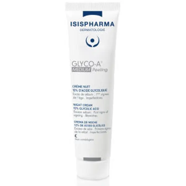 ISISPHARMA GLYCO A Medium peeling, krem na noc z 12% kwasem glikolowym, 30 ml ISISPHARMA