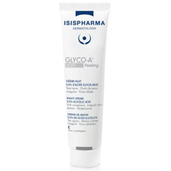 ISISPHARMA GLYCO A Soft peeling, krem na noc z 5,5% kwasem glikolowym, 30 ml ISISPHARMA