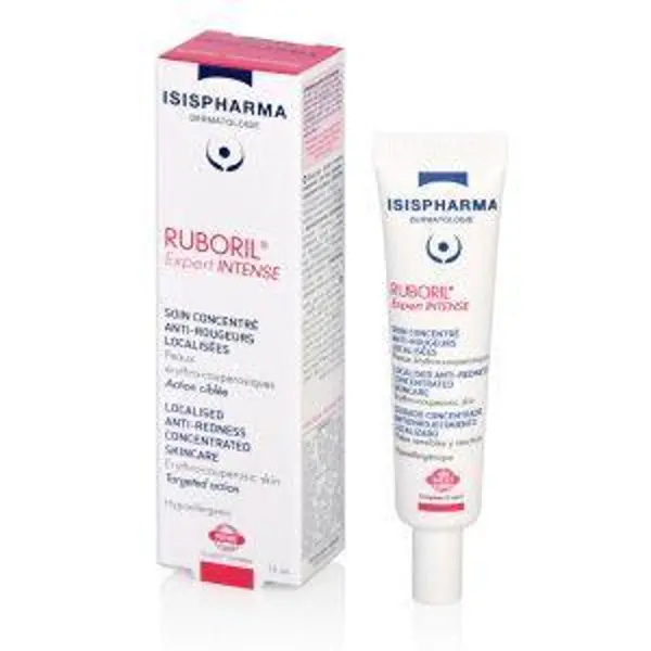 ISISPHARMA RUBORIL Expert INTENSE, krem punktowy do skóry naczynkowej z trądzikiem różowatym, 15 ml ISISPHARMA