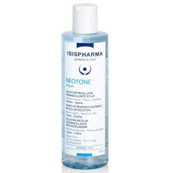ISISPHARMA NEOTONE AQUA, rozświetlający płyn micelarny do demakijażu dla skóry wrażliwej, skłonnej do przebarwień, 250ML ISISPHARMA