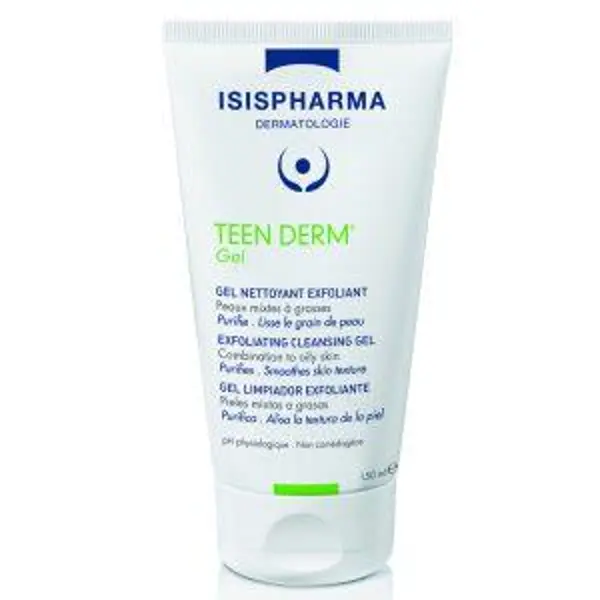 ISISPHARMA TEEN DERM GEL, antybakteryjny żel do mycia skóry tłustej, trądzikowej, 150ml ISISPHARMA