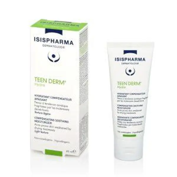 ISISPHARMA TEEN DERM HYDRA, krem nawilżający do skóry trądzikowej, 40ML ISISPHARMA