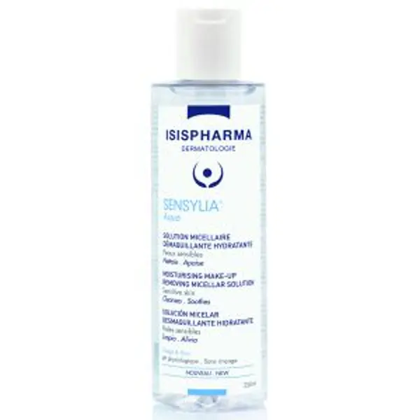 ISISPHARMA SENSYLIA AQUA, nawilżający płyn micelarny do demakijażu, skóra wrażliwa i odwodniona, 250ML ISISPHARMA