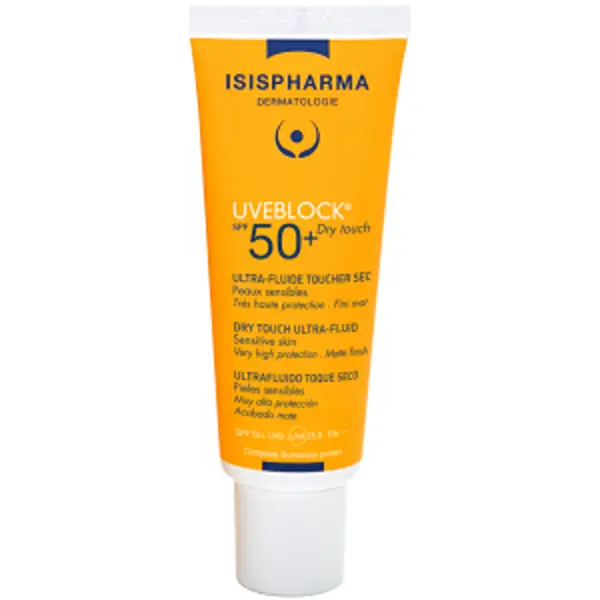 ISISPHARMA UVEBLOCK DRY TOUCH SPF 50+, krem matujący, bezbarwny, 40ML ISISPHARMA