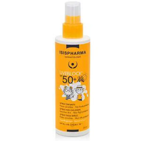 ISISPHARMA UVEBLOCK SPRAY KIDS SPF 50+, spray dla dzieci, 200ml ISISPHARMA