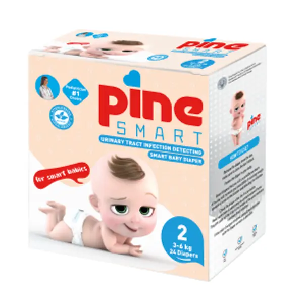 PINE SMART INTELIGENTNE PIELUCHY DLA DZIECI, MINI 2 (3-6 kg), 5 szt. Pine