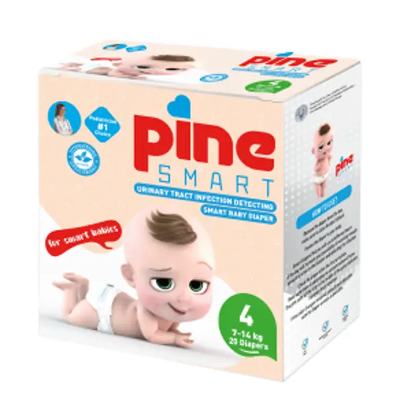 PINE SMART INTELIGENTNE PIELUCHY DLA DZIECI, MAXI 4 (7-18 kg), 5 szt. Pine