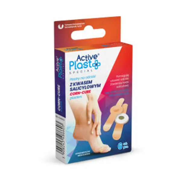 Active Plast PLASTRY NA ODCISKI Z KWASEM SALICYLOWYM 6 szt. Active Plast