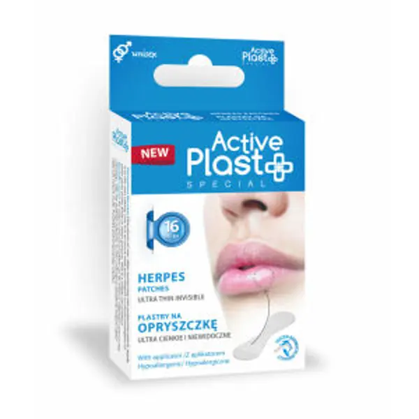 Active Plast PLASTRY NA OPRYSZCZKĘ 16 szt. Ø 15 mm Active Plast