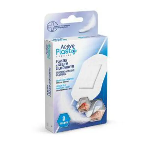 Active Plast Special Plastry z klejem silikonowym op. 3 szt Active Plast
