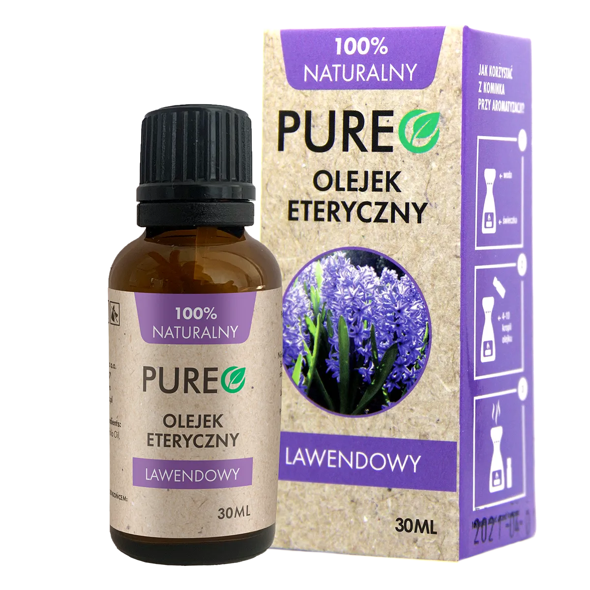 Pureo naturalny olejek eteryczny Lawendowy, 30 ml Pureo