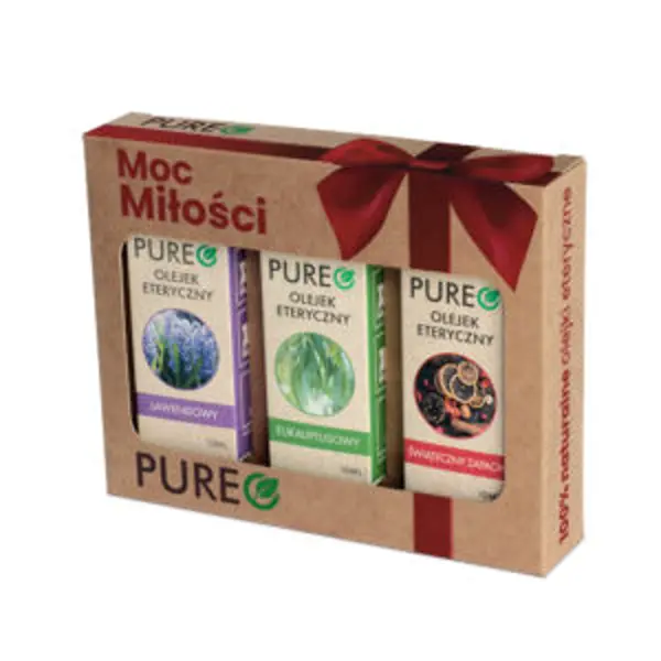 Pureo naturalne olejki eteryczne zestaw MOC MIŁOŚCI, 3x10 ml Pureo