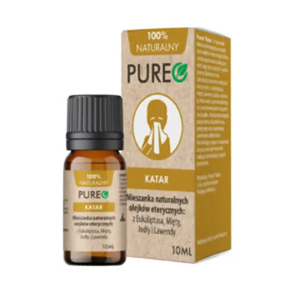 Pureo Katar, mieszanka naturalnych olejków eterycznych, 10 ml Pureo
