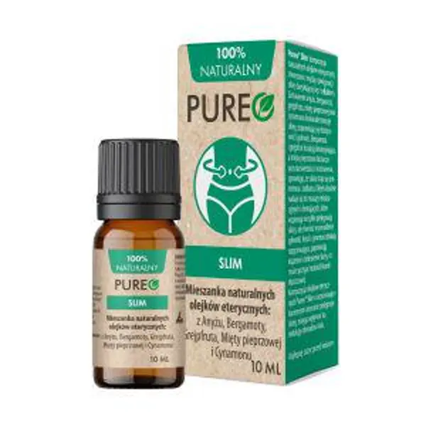 Pureo Slim, mieszanka naturalnych olejków eterycznych, 10 ml Pureo