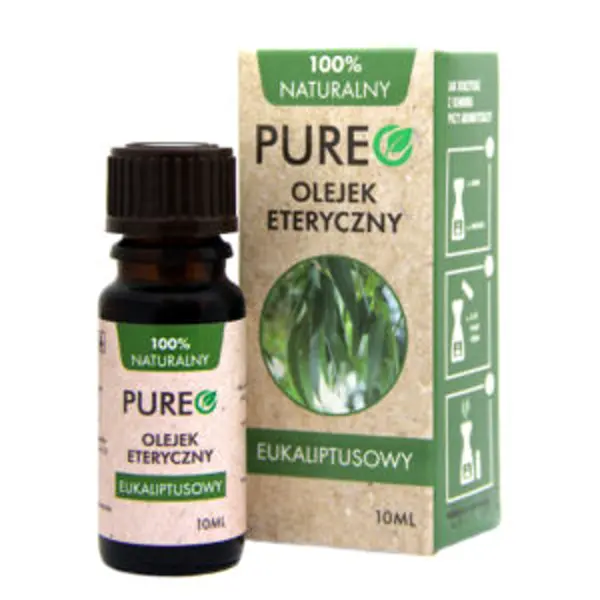 Pureo naturalny olejek eteryczny Eukaliptusowy, 10 ml Pureo
