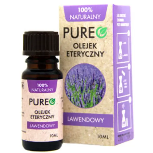 Pureo naturalny olejek eteryczny Lawendowy, 10 ml Pureo
