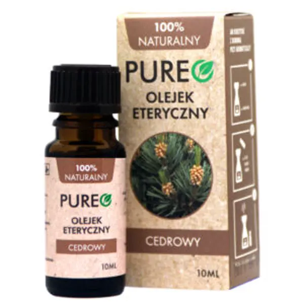 Pureo naturalny olejek eteryczny Cedr, 10 ml Pureo