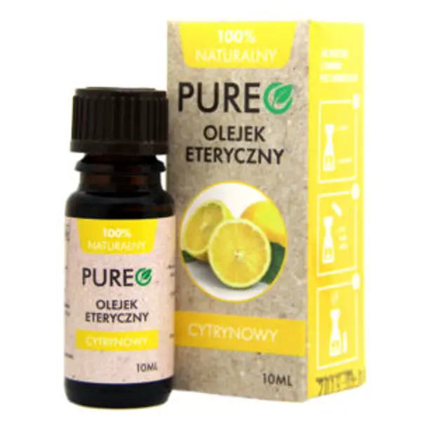 Pureo naturalny olejek eteryczny Cytrynowy, 10 ml Pureo