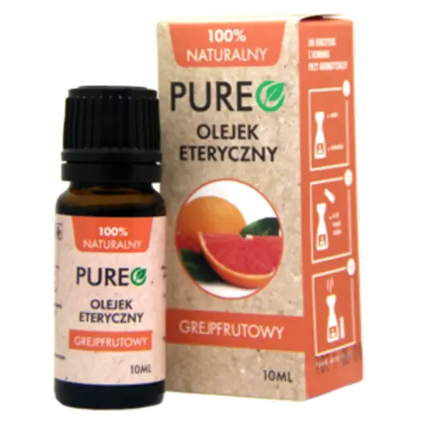 Pureo naturalny olejek eteryczny Grejpfrutowy, 10 ml Pureo